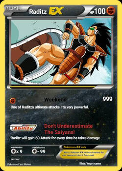 Raditz Card EX