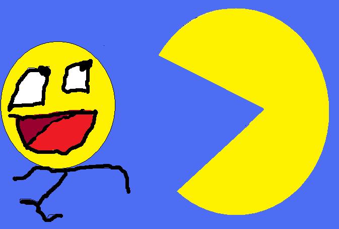 Happy Pac-Face Man by InvaderMario321 on DeviantArt