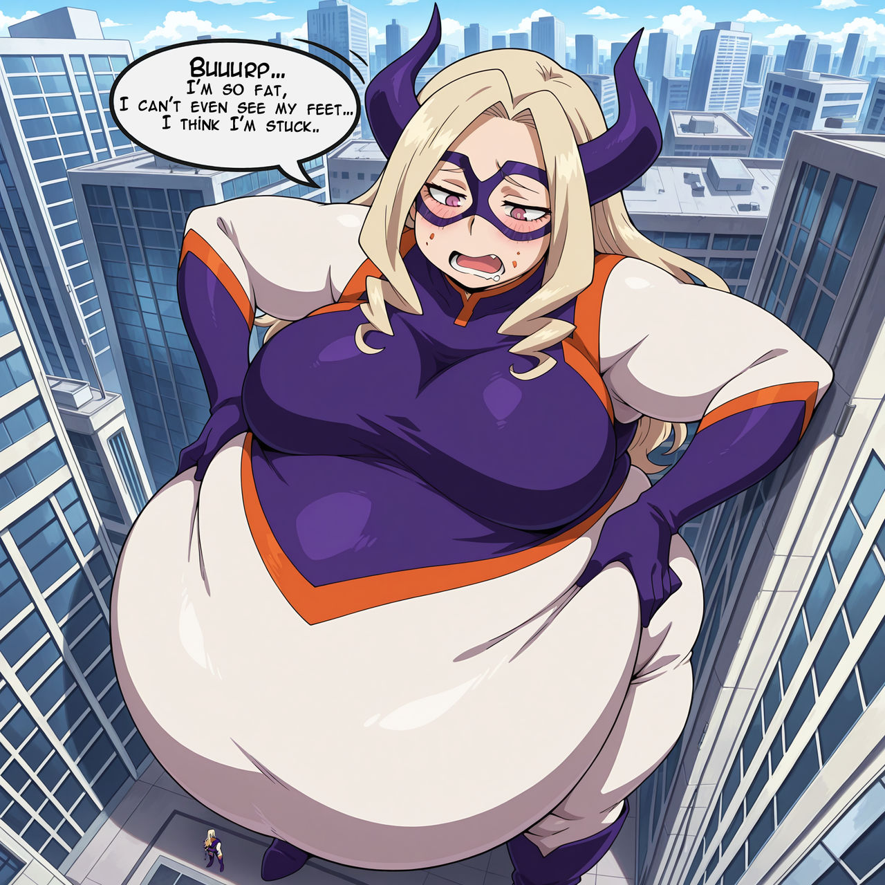 Body Inflation Mha Mt. Lady (MHA) Weight Gain Special 5 by Deku5499 on DeviantArt