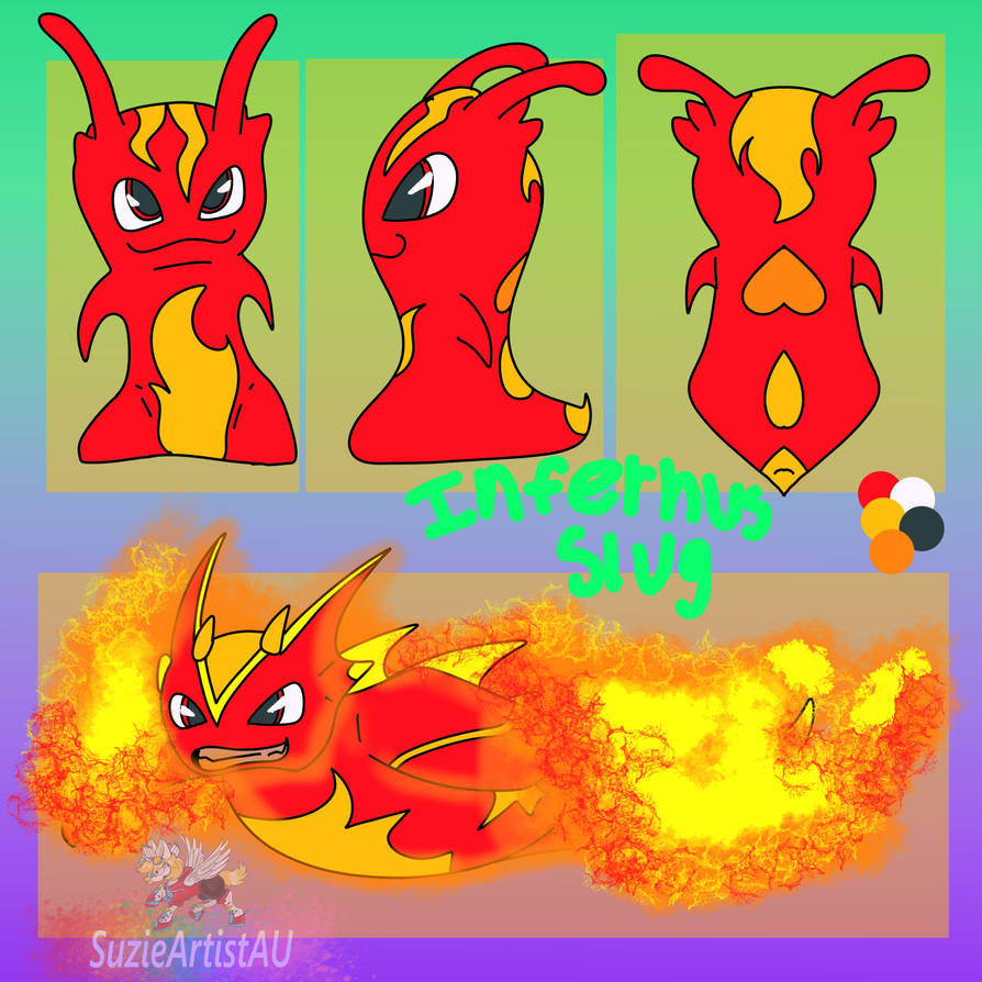 Infurnus Infernus Slug\ undertale slugterra\ slugtale by SuzieArtistAU on DeviantArt