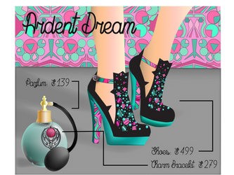 Ardent Dream - Textile and Shoe Design