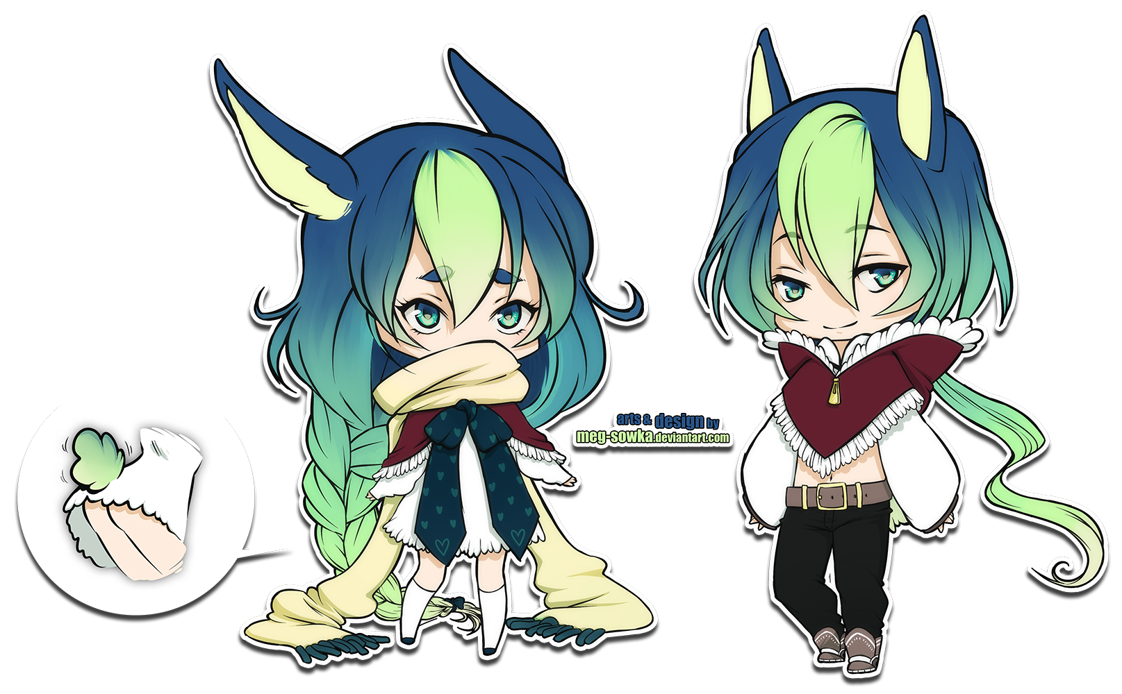 Chibi twin adoptable set05 [CLOSED]