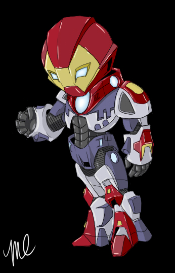 Chibi Ultimate Iron Man