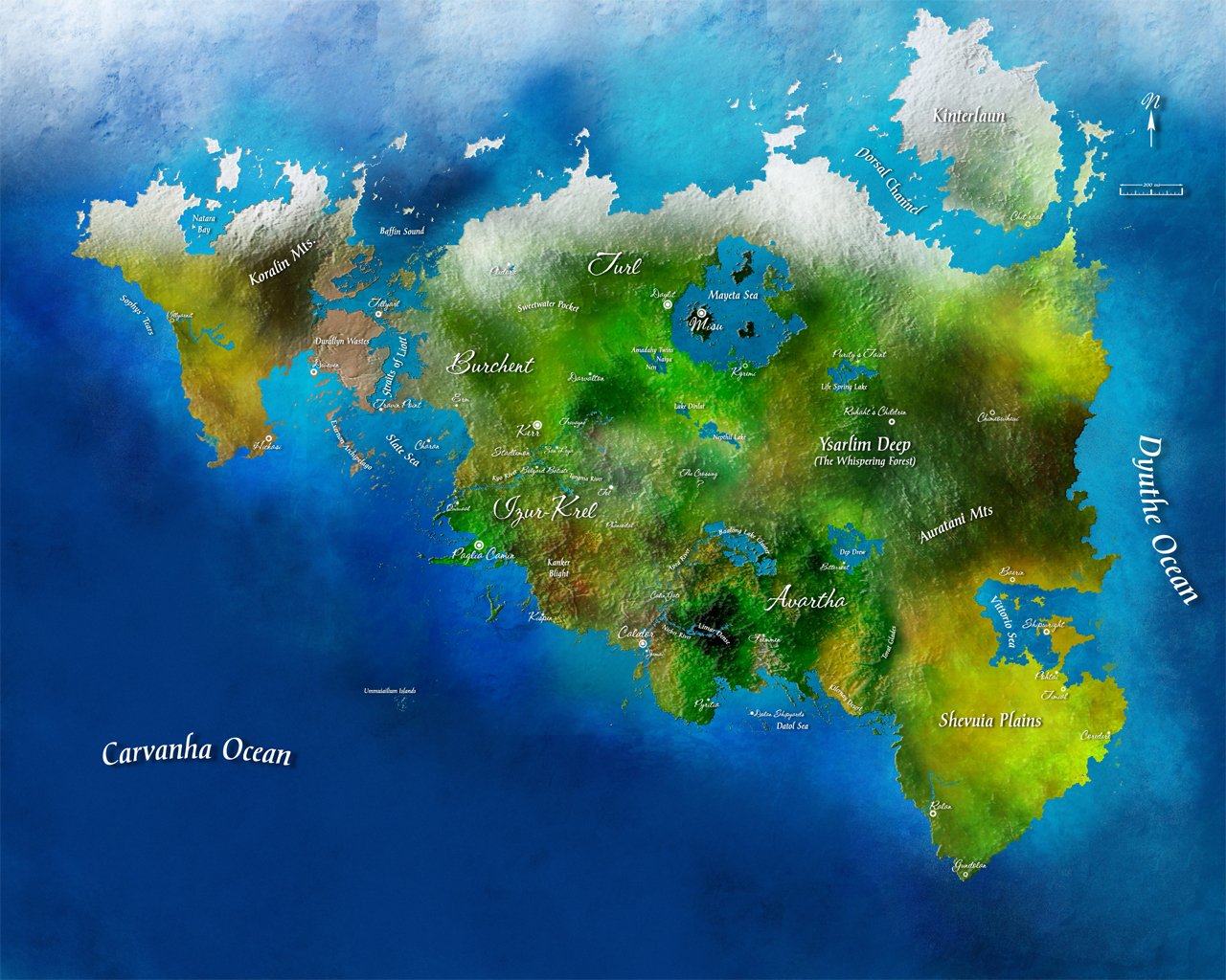 World Map by lordsethos on DeviantArt