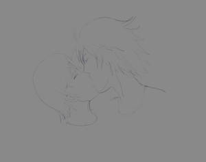 LxLight yaoi sketch