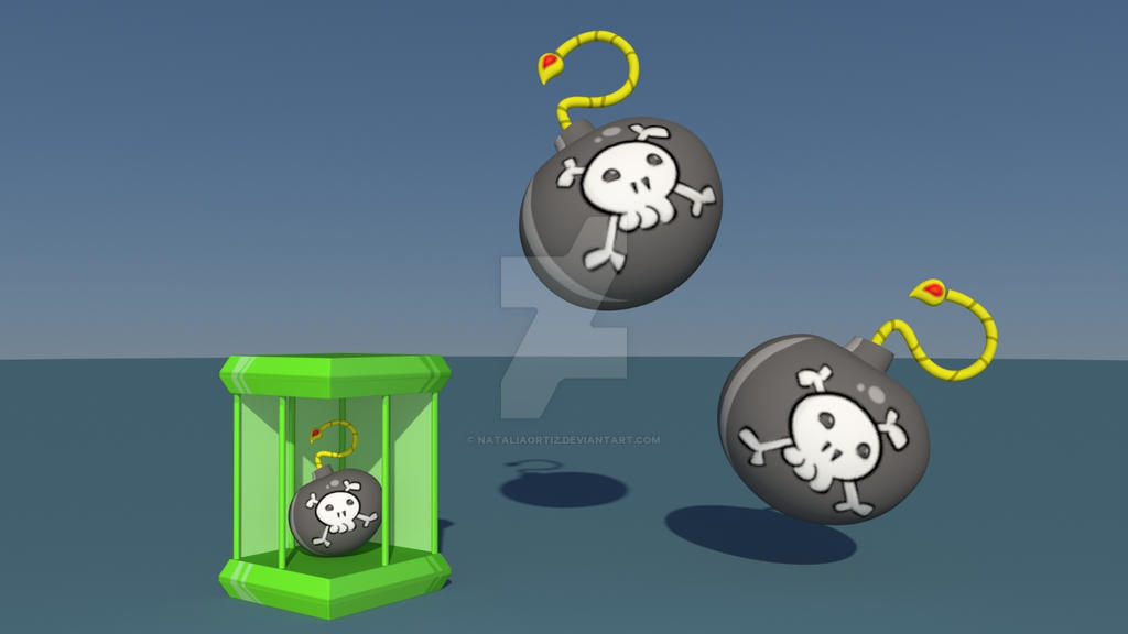 Deviantart Sub Bomb Final render bomb by NataliaOrtiz on DeviantArt