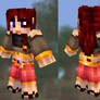 Belly dancer Minecraft skin