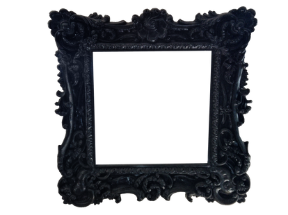 Black mirror frame