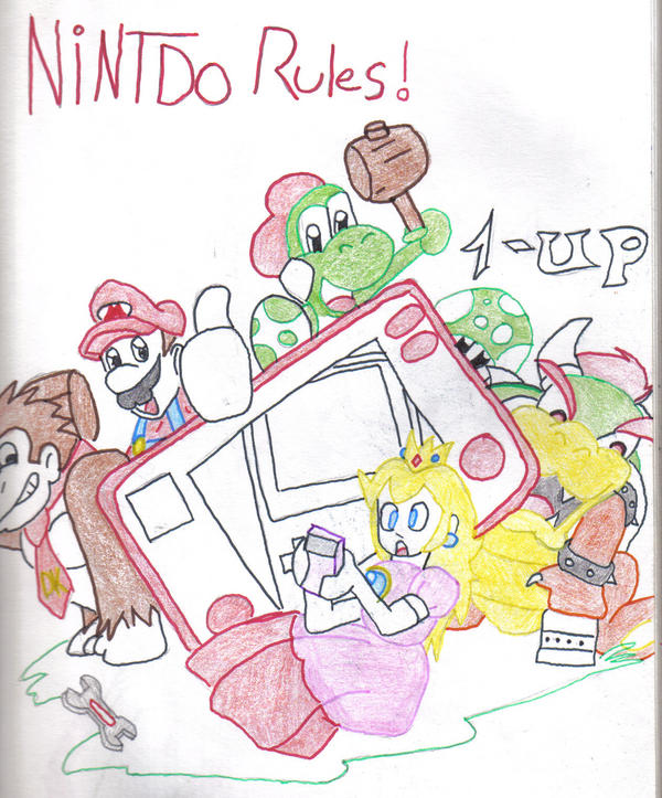Nintendo Rocks Model Nintendo rocks by MarioXfiles on DeviantArt