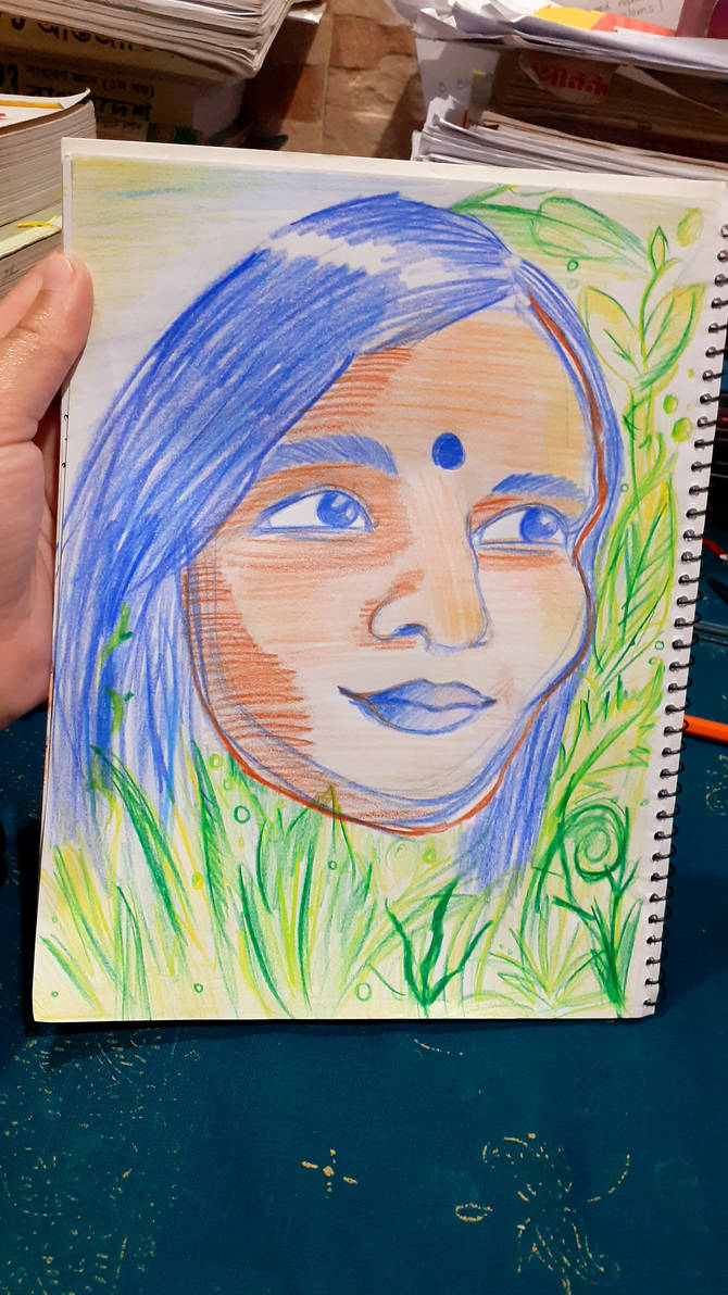 Random Color Pencil Art by ChubsSunflower on DeviantArt