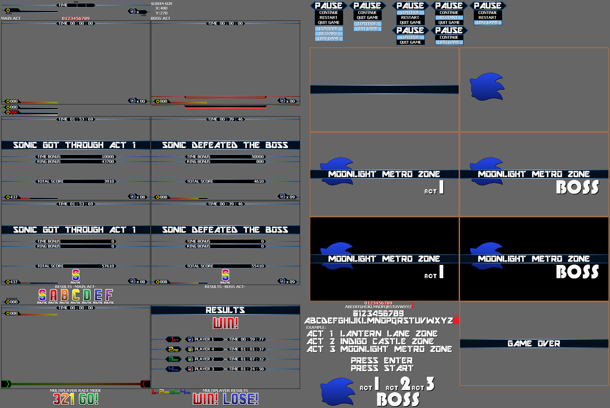 Custom Sonic Modern HUD Sprites by DanielMania123 on DeviantArt