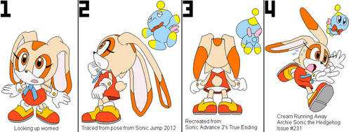 Cream 4 Poses