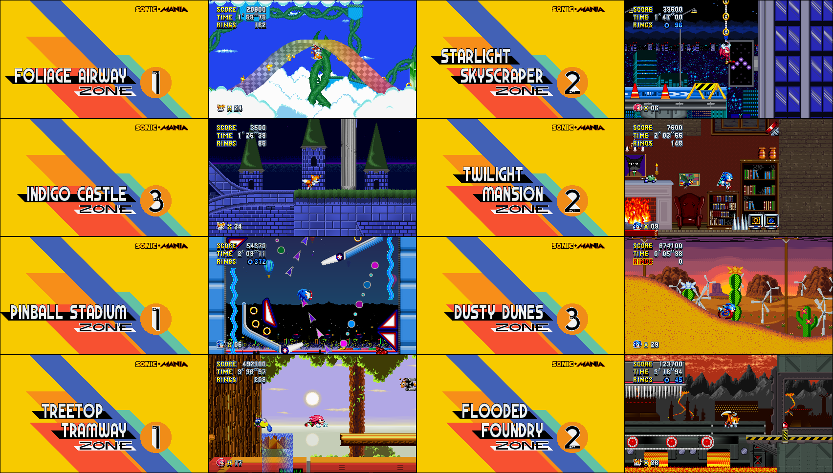 Sonic Mania - My Custom Levels (FAKE!) by DanielMania123 on DeviantArt