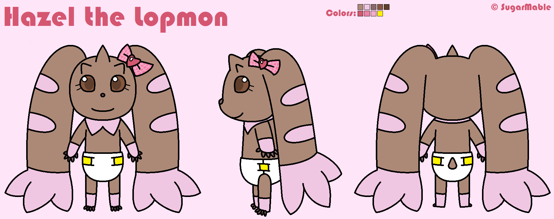 Hazel Lopmon (SugarMable) Model Sheet OLD