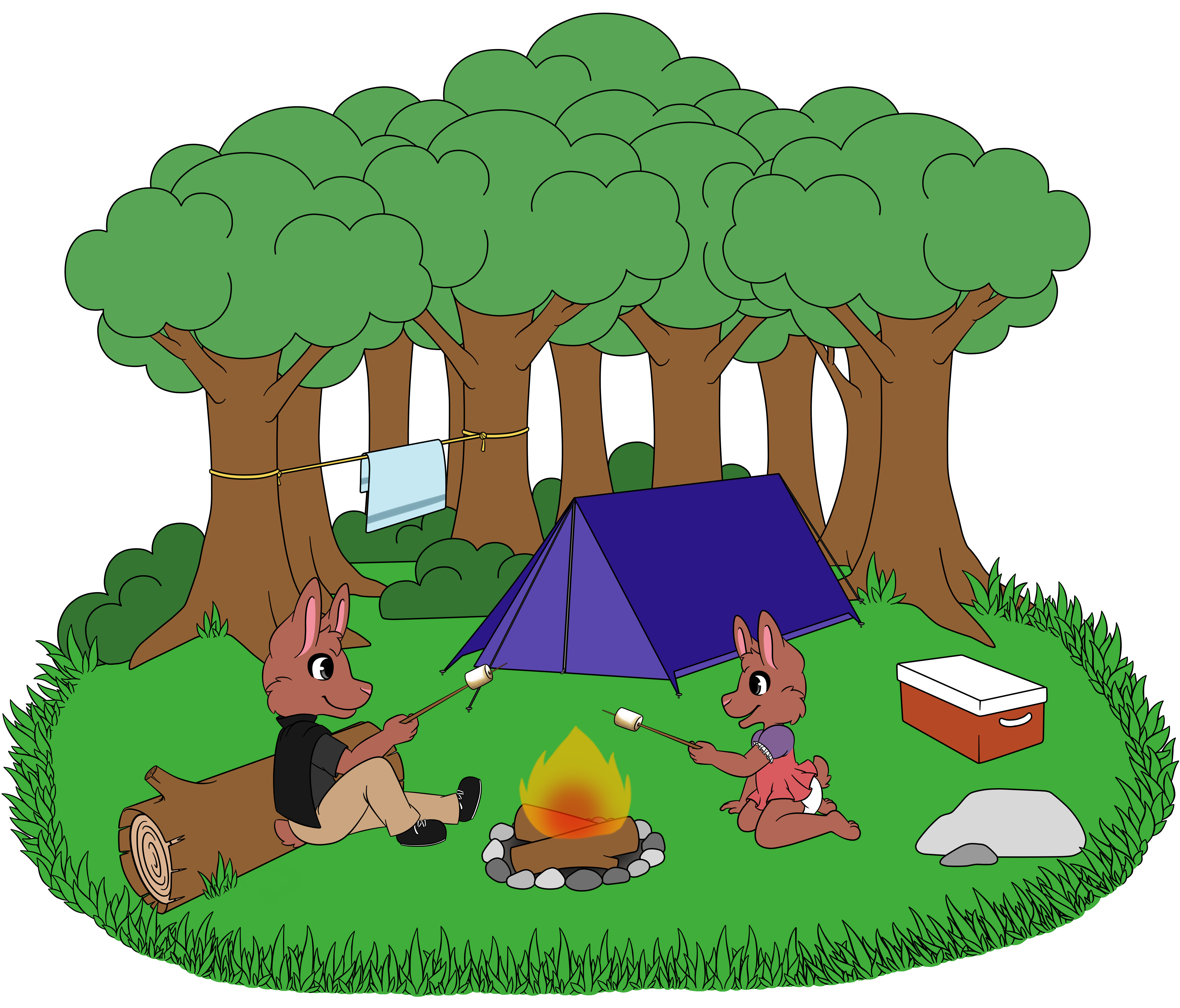 Amy N Kai Gone Camping -by _1IPUPPY_-