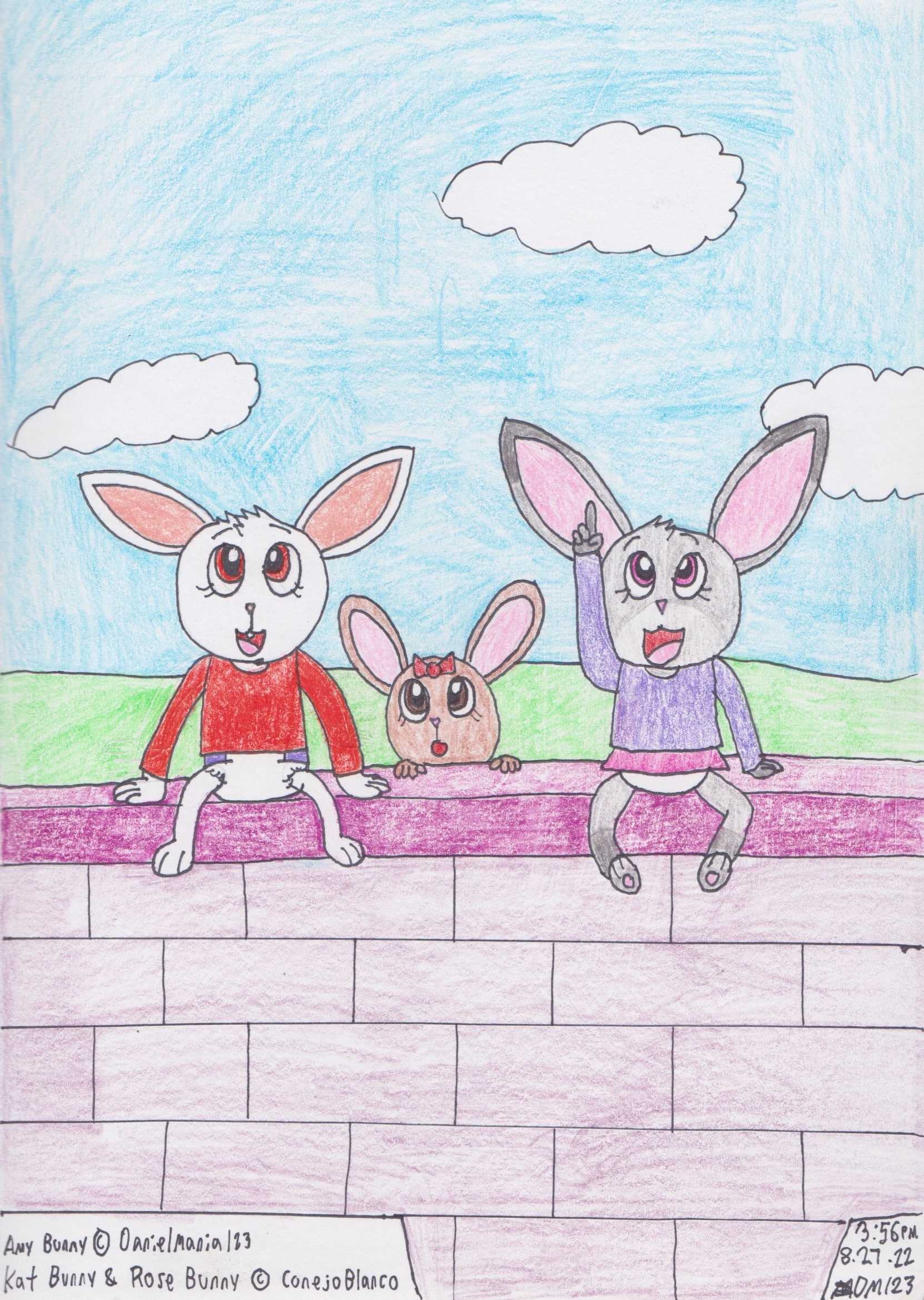 Talking Rabbit Deviantart Brick Wall Bunnies by DanielMania123 on DeviantArt