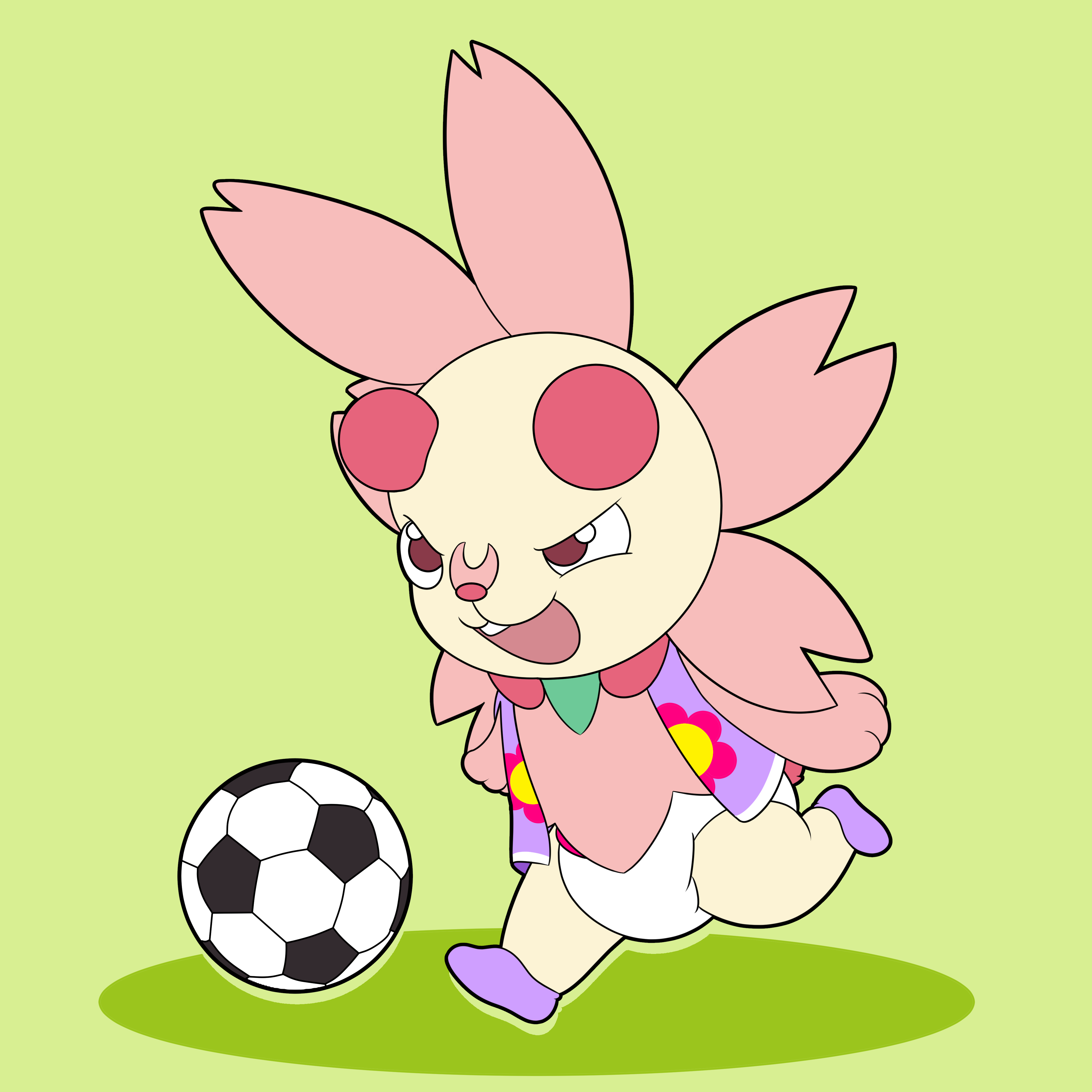 Soccer Bunny -By Mouffetter- by DanielMania123 on DeviantArt