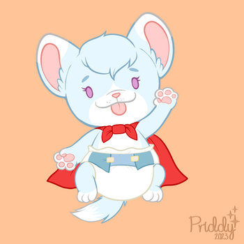 Wiggly Chinchilla -By Priddy-