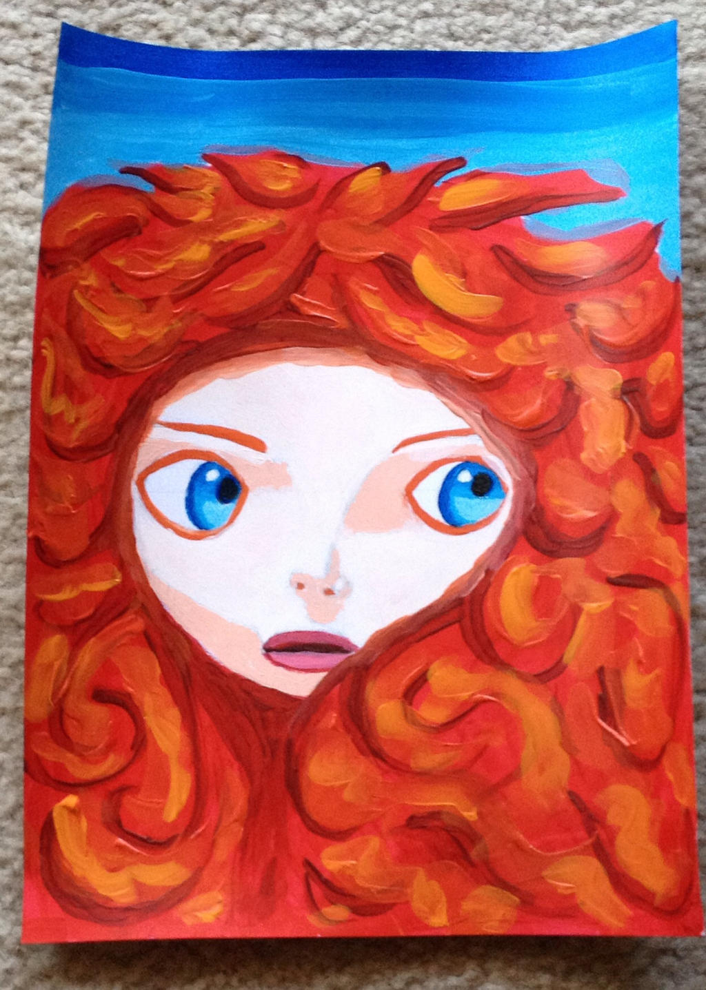 Merida hair color test