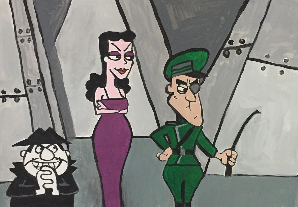 Boris Badenov, Natasha Fatale and Fearless Leader by TheTooginator on