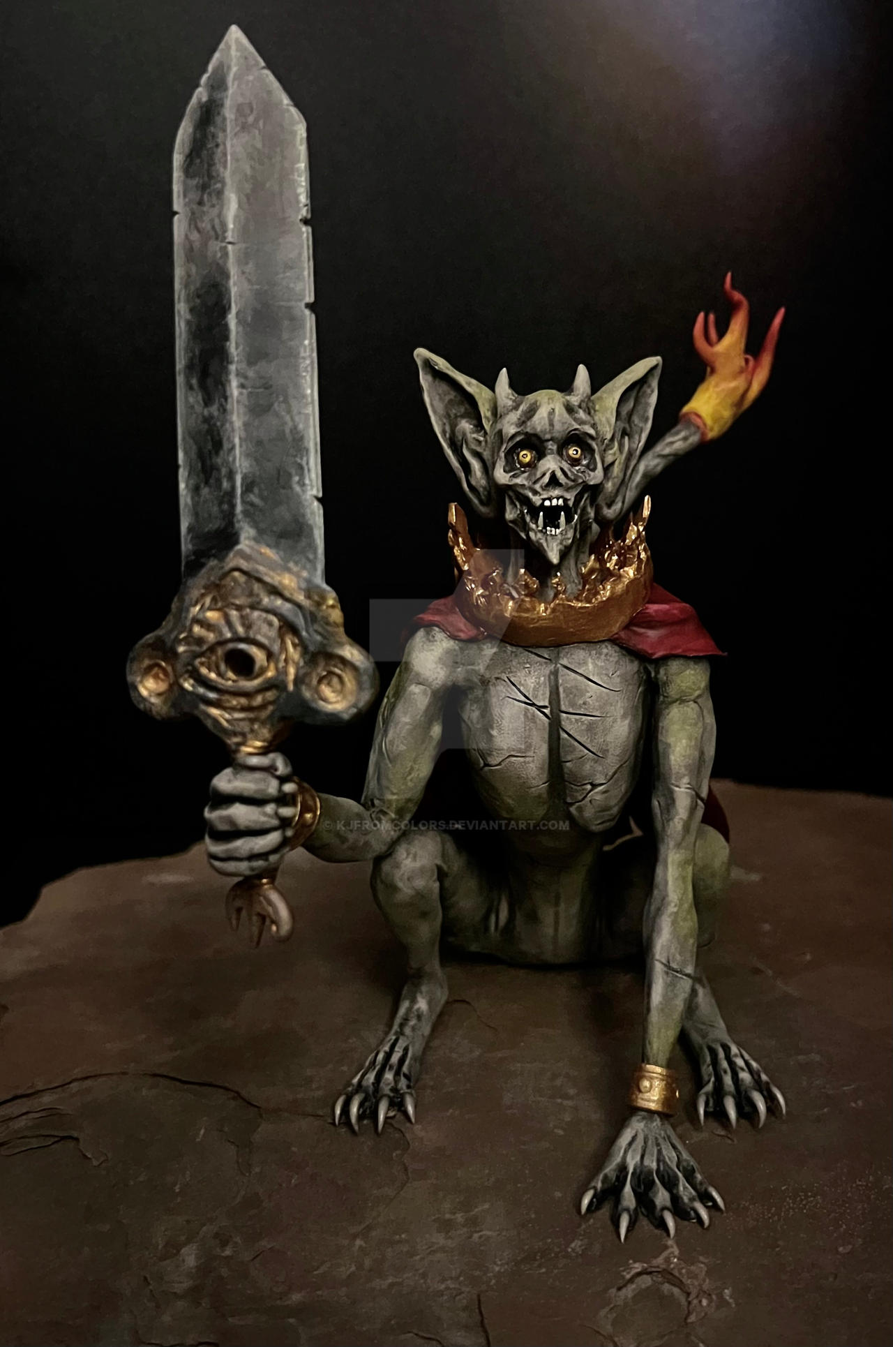 Hand Sculpted Erdtree Burial Watchdog by KJfromColors on DeviantArt