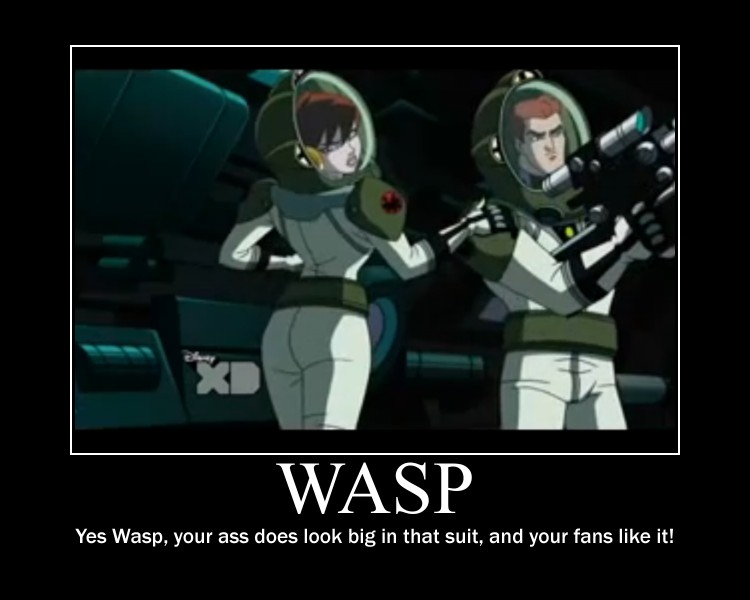 Wasp Motivation poster