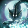 Vaporeon ice and moon