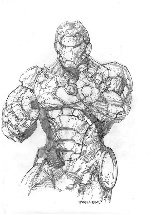 Iron Man Doodle