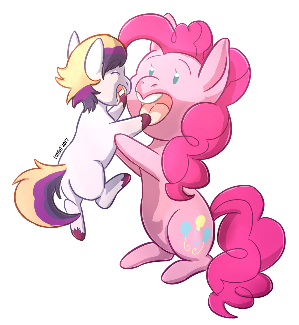 Commission: Pinkie pie and Blueberry jam