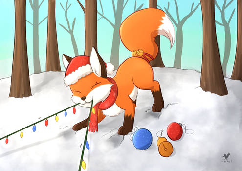 Commission: Fox Calendar December 1/12