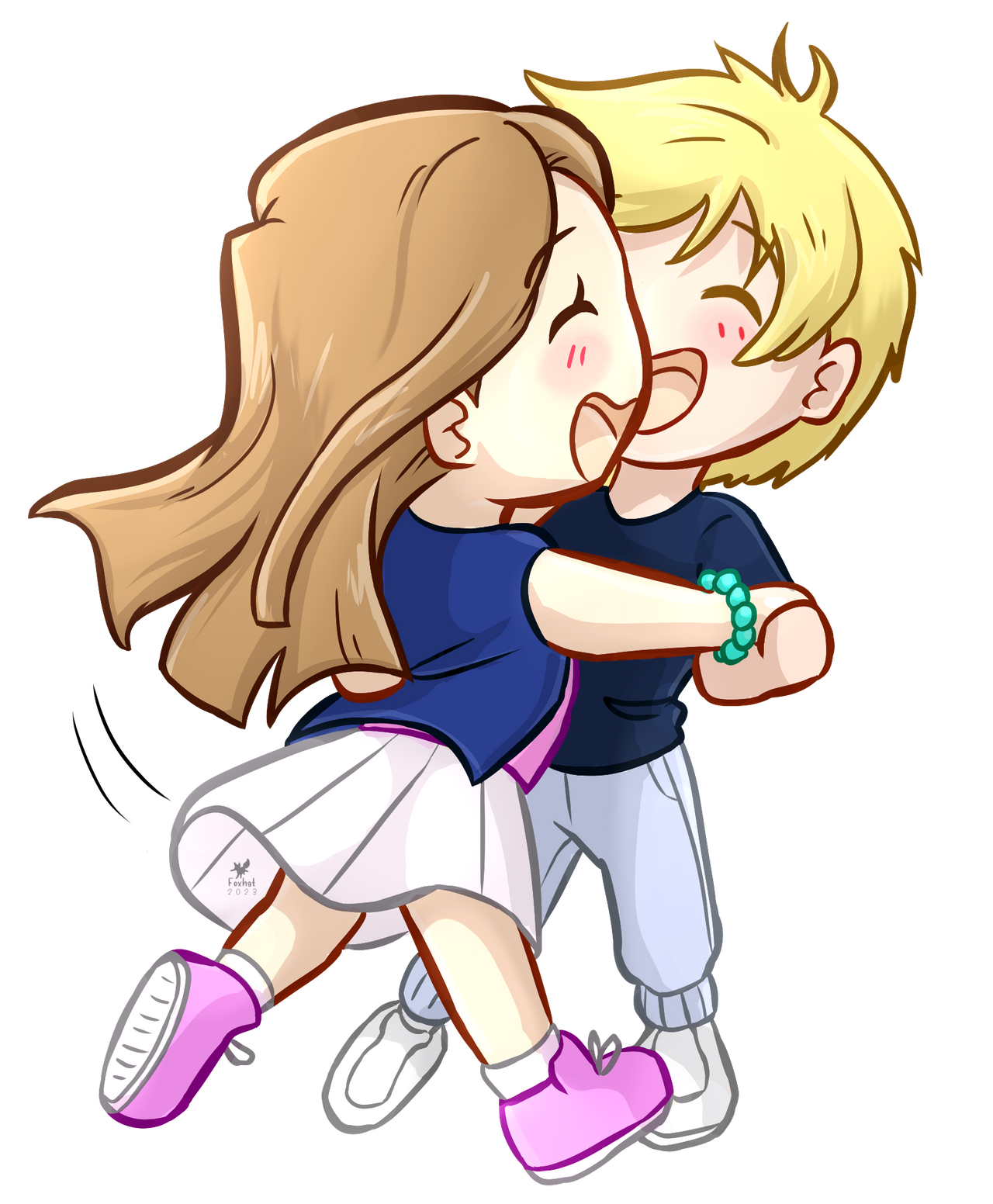 Commission: Maddie And Jacob Dancing by Foxhatart on DeviantArt