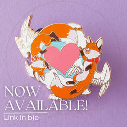 Etsy: Enamel Fox pin badge