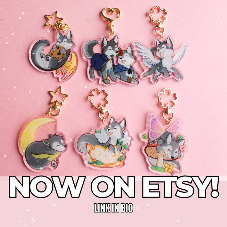 Etsy New Wolf Keyrings By Foxhatart On DeviantArt etsy-new-wolf-keyrings-by-foxhatart-on-deviantart