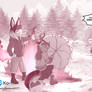 Kofi Sketch 96 Snowball Fight