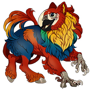 Scarlet Roundbeak Gryph