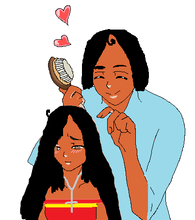OTP 15 - Brushing Hair by israel600 on DeviantArt OTP 15 - Brushing Hair by israel600 on DeviantArt