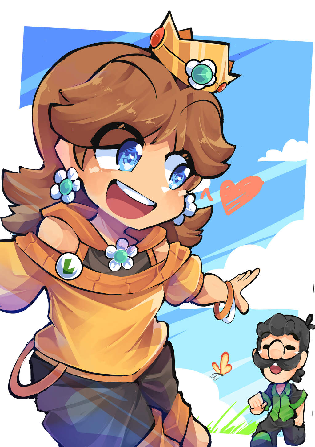 Daisy And Luigi By DaveDisconnected On DeviantArt daisy-and-luigi-by-davedisconnected-on-deviantart