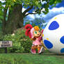 Rolly Roll takes a rolly stroll