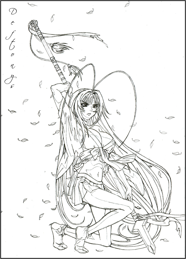 Maya from... Tenjou Tenge by Deftonys-muse