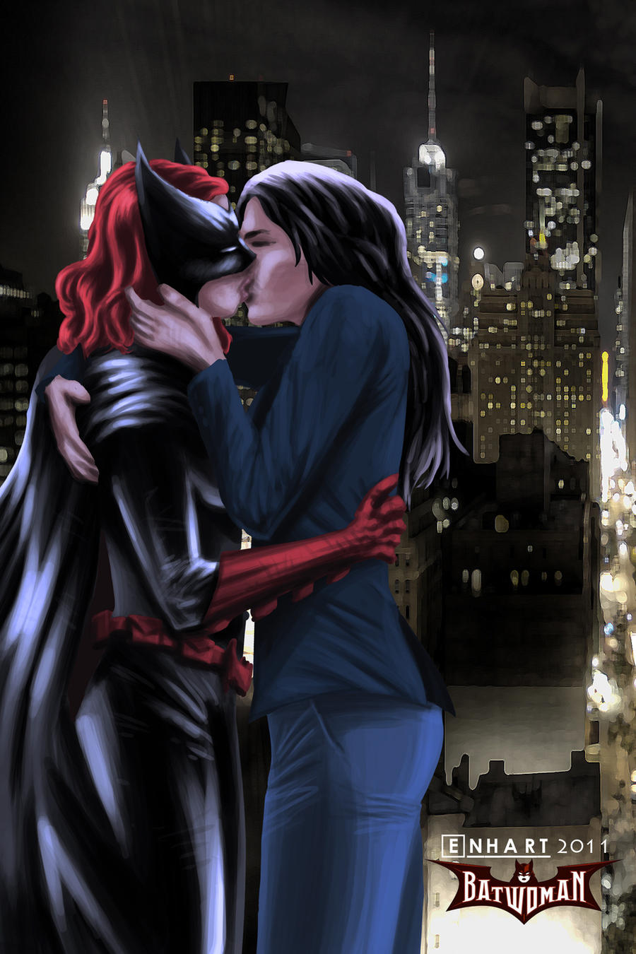 Batwoman and Renee Montoya