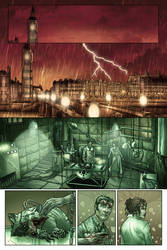 Lady Frankenstein Page 1 colored