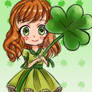 Happy St. Patrick's Day Chibi Sketch {+Speedpaint}