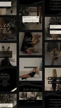 420 Canva Instagram Templates for New Year Bundle