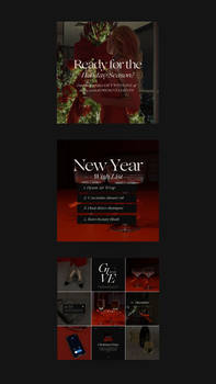 Christmas Instagram Templates for Posts Bundle