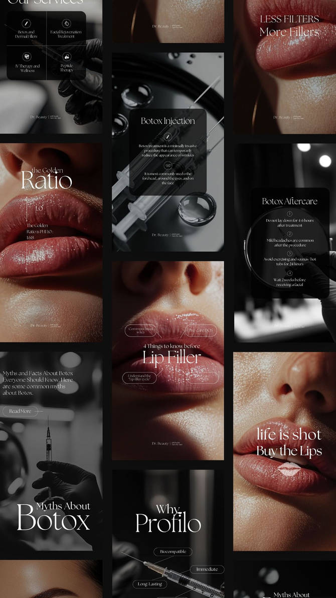 Botox Anonymous Medspa Botox Social Media Templates Posts Stories by AleksCel on DeviantArt