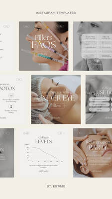 200 Botox Social Media Templates Instagram Posts