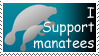 I support manatees by manatails007