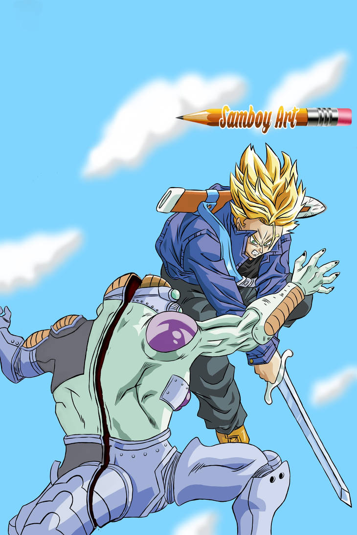 Trunks VS Freezer by SamboyArt23 on DeviantArt