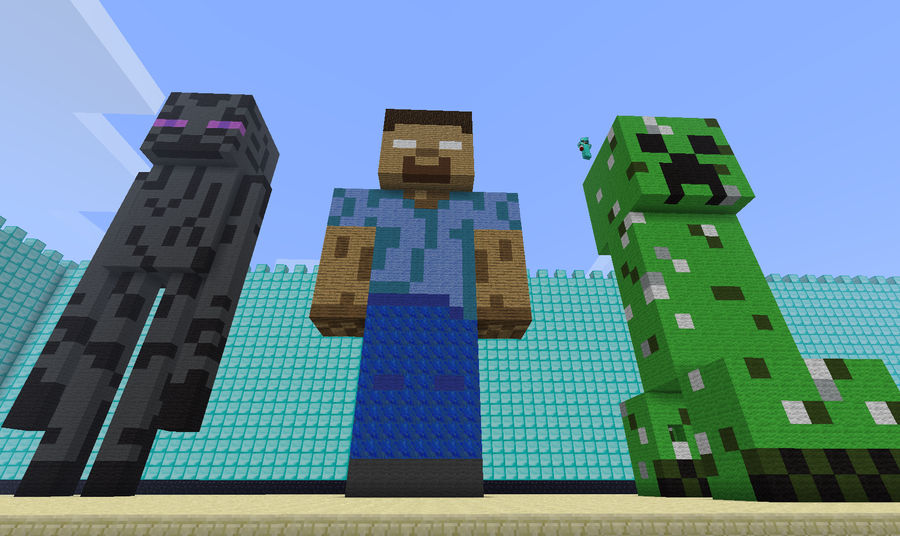 Minecraft: Enderman, Herobrine, Creeper