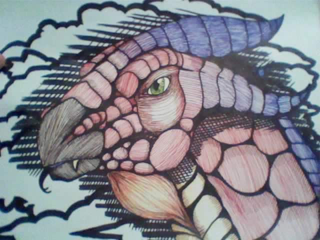 Sharpie Dragon